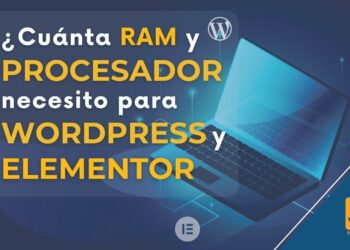 memoria y procesador wordpress y elementor
